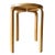 Ikea Vintage Scandinavian Frosta Stool in Curved Birch Wood from Ikea, 1990s For Sale - Image 4 of 7