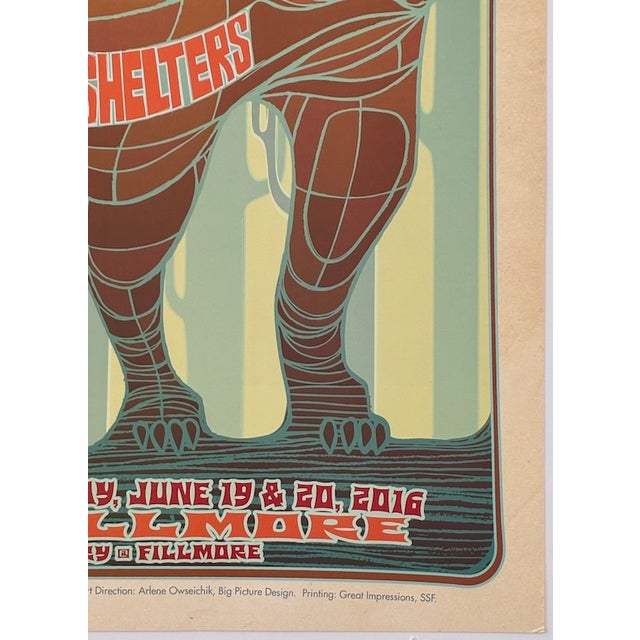 2010s Tom Petty 21st Century "Mudcrutch) Rare Event Poster Fillmore Auditorium San Francisco 2016 For Sale - Image 5 of 8
