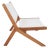 Wood Kobina Outdoor Bench - Natural/White For Sale - Image 7 of 8