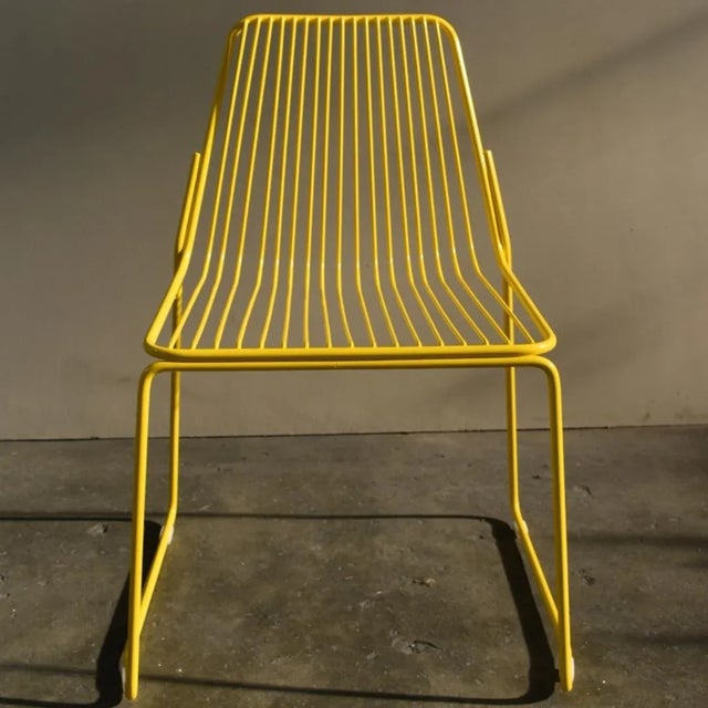 Metal Set of Stackable Baiadera Dining Chair by Giancarlo Cutello for equilibri-furniture For Sale - Image 7 of 8