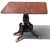 Antique Flame Mahogany, Regency-Style, Flip-Top, Rotating, Game Table, W/Hidden Drawer, Carved Pedestal, Brass Claws and Casters. C1810 to 1820 For Sale - Image 11 of 12