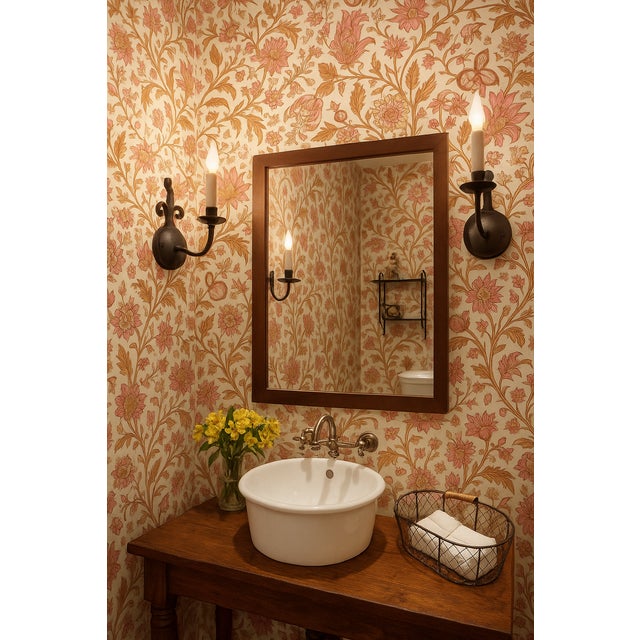 1970s Vintage Floral Paisley Wallpaper For Sale - Image 10 of 12