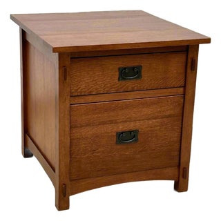 Mission Quarter Sawn Oak File Cabinet Michael Cherry For Sale
