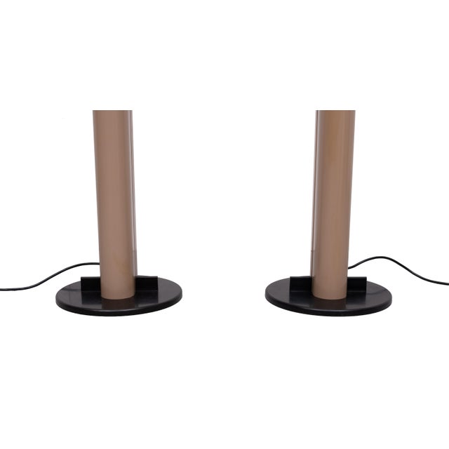 Metal Megaron Terra Floor Lamps by Gianfranco Frattini for Artemide, Italy, 1970s, Set of 2 For Sale - Image 7 of 12