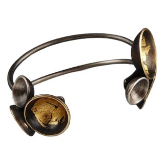 Acacia Cluster Cuff by Emily H Phillips, Attributed For Sale