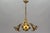 Gilt Metal Three-Light Chandelier by Hans Kögl, 1970s For Sale - Image 6 of 18