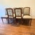 Green Set of 6 Vintage Louis Style Dining Chairs For Sale - Image 8 of 14