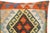 Rustic Turkish Octavia Hand Woven Kilim Throw Pillow For Sale - Image 4 of 5