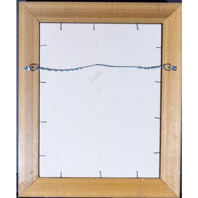 Gold Elizabeth Erlanger Signed Abstract Mixed-Media New York School Modernism For Sale - Image 8 of 10