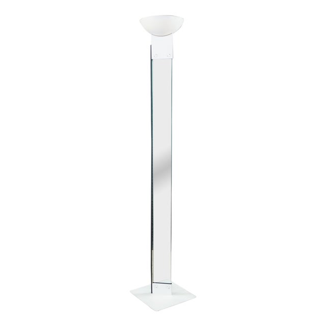 1980s Vintage Postmodern Laser Uplighter Floor Lamp by Max Baguara for Lamperti For Sale
