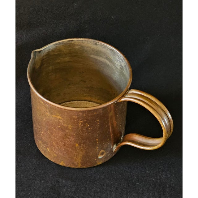 Antique 19th-Century Copper Rum Cup / Naval Measuring Mug – Maritime Interest For Sale In Naples, FL - Image 6 of 7