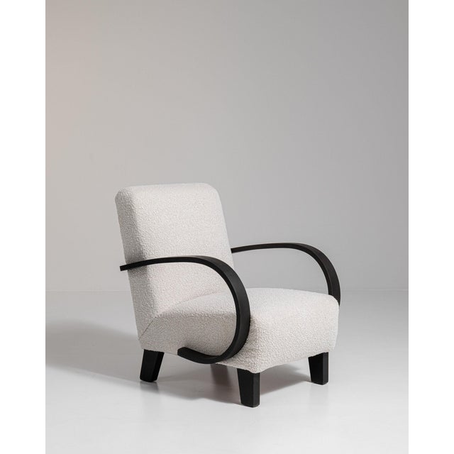 Mid 20th Century France Cream Wood Armchair For Sale In Greensboro - Image 6 of 11