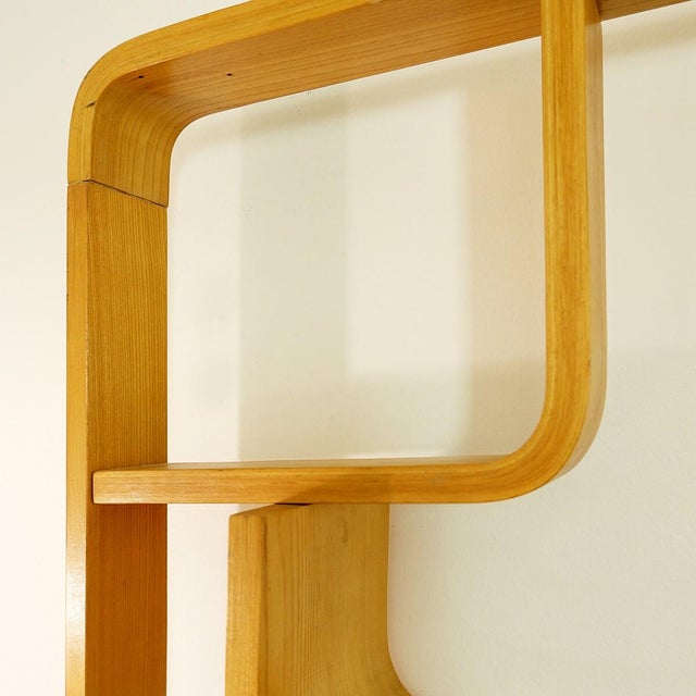 Claustra Room Divider with Removable Feet by Ludvik Volak for Drevopodnik Holesov, Czech, 1960s For Sale - Image 6 of 10