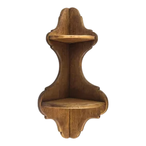 1960’s Cushman Maple Corner Curio Shelf