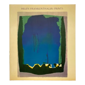 " Helen Frankenthaler : Prints " Vintage 1993 First Edition Abstract Expressionist Lithograph Print Exhibition Art Book
