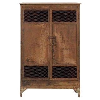 19th-Century Industrial Factory Wardrobe For Sale