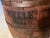 Farmhouse Whale Oil Barrel Table Nantucket Whaling Co Oak With Glass Top Farmhouse Primitive For Sale - Image 3 of 7