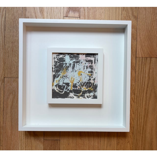 Sarah Trundle Sarah Trundle, Contemporary Abstract Framed Painting, "Rerouted" For Sale - Image 4 of 6