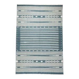 Handmade Oushak Modern Flatweave Kilim