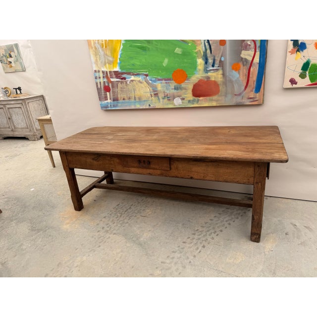 19th C French Farm Table For Sale In Charlotte - Image 6 of 6