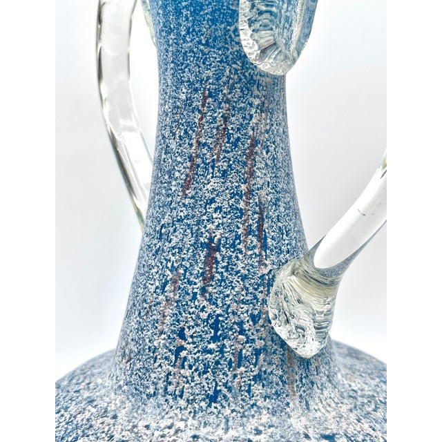 Large Etruscan Style A Scavo Murano Glass Amphora Vase, 1960s For Sale - Image 14 of 18
