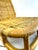 1960s Vintage Folding Rattan Lounge Chair, Low Profile Wicker Reclining Chair For Sale - Image 5 of 12