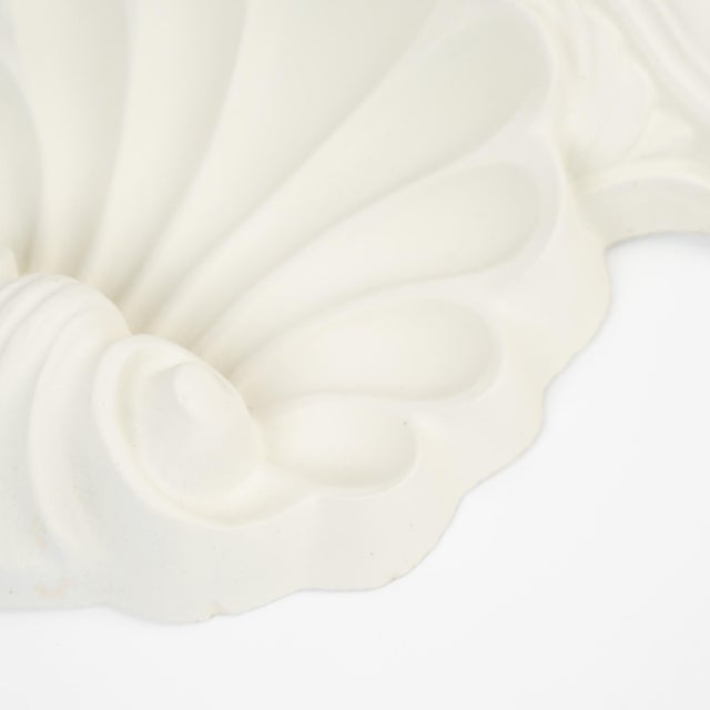 Vintage Plaster Shell Scroll Wall Shelves - A Pair For Sale - Image 14 of 16