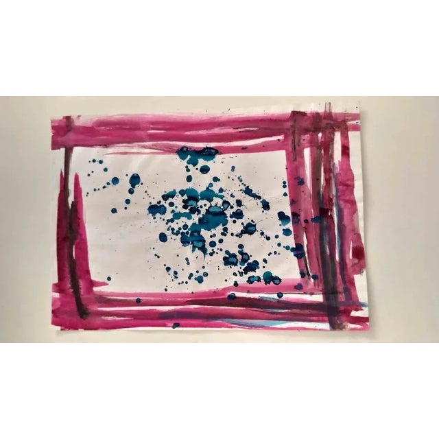 Contempologyc, Tender Conviviality, Original Tempera on Paper, 2021 For Sale - Image 4 of 6