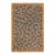 Modern Balochi Blue/Gold Wool Rug - 3'6''x4'10'' For Sale
