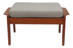 Vintage Ottoman in Teak by Arne Wahl Iversen for Komfort, 1965