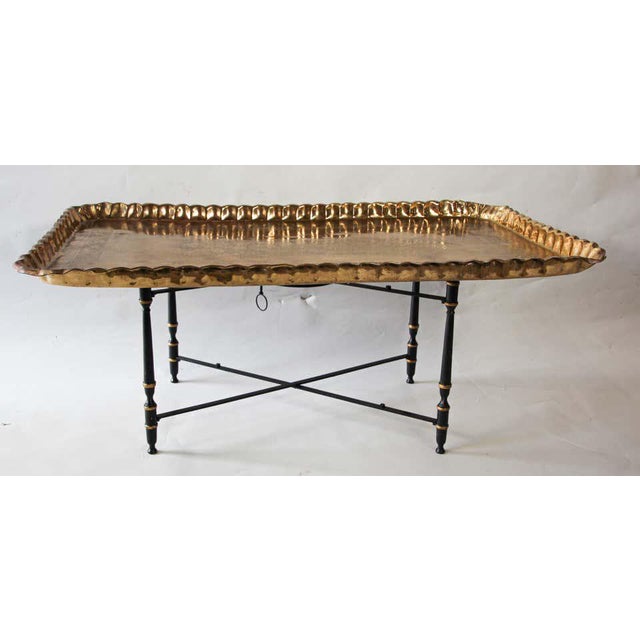 Moorish Rectangular Brass Tray Coffee Table Chairish