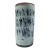 Unique Art Glass Vase With Graal Technique Drawings and Pink Rim For Sale
