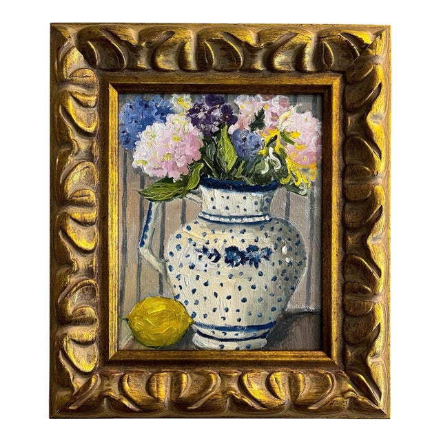 Impressionist English Oil Painting, Signed & Framed For Sale