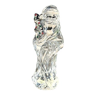 Lenox Pave Jewels Olde World Santa Crystal Figurine Germany 7" Box For Sale