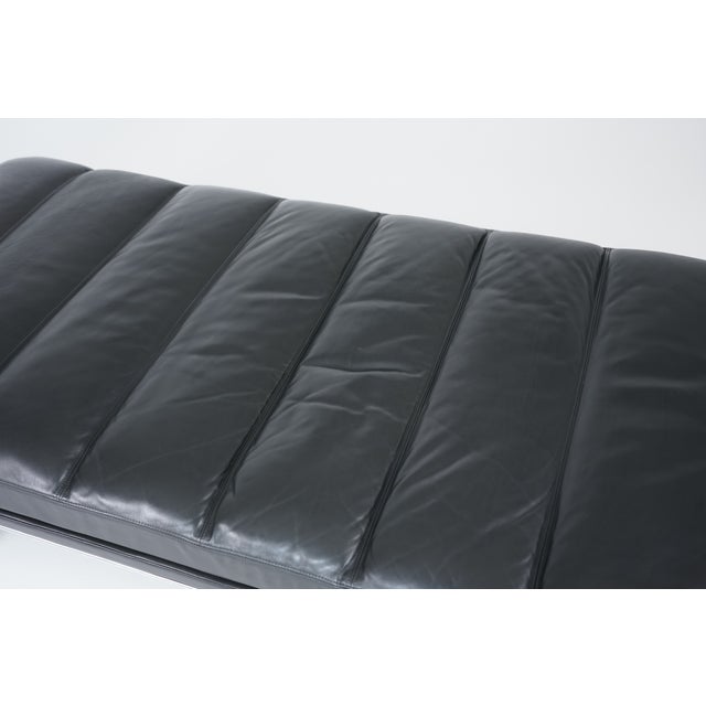 Model 6915 Black Leather Daybed by Horst Brüning for Kill International, 1980s For Sale - Image 6 of 10