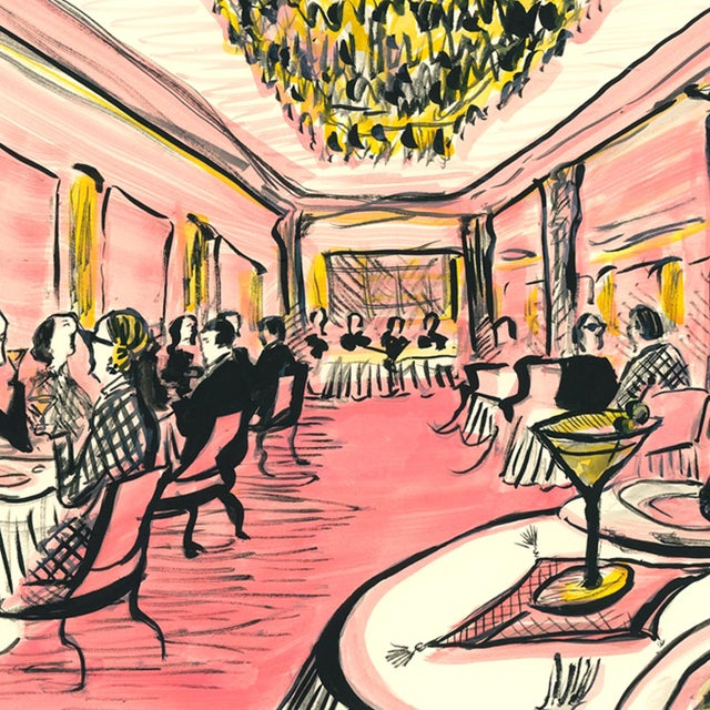 A dinner scene takes place at the beloved New York City restaurant uptown known as San Ambroeus.
