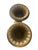 Neoclassical Hollywood Regency Set of Two Solid Brass Neoclassical Planter Urns For Sale - Image 3 of 3