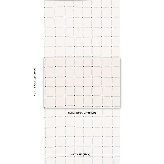 A playful take on plaid, Drifting Grid is a perfect blend of tradition and whimsy. This digitally printed wallpaper...