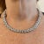 Tiffany & Co. Vannerie 18k White Gold Basket Weave Diamond Necklace For Sale In Philadelphia - Image 6 of 12