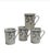 Ceramic Vintage Neiman Marcus Trompe l'Oeil Blue Ribbon Porcelain Mugs- Set of 4 For Sale - Image 7 of 7