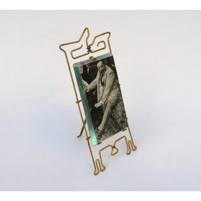 Art Nouveau Brass Picture Frame For Sale - Image 10 of 10