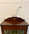 Brown Antique Edwardian Inlaid Mahogany Display Cabinet Bookcase Glazed Cabinet, 1900 For Sale - Image 8 of 12