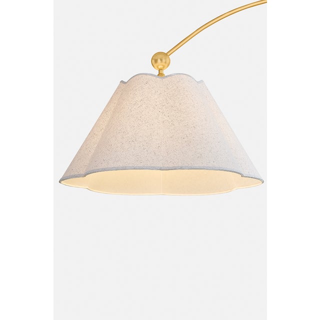 Mitzi Janie 22 in. 1 Light Floor Lamp in Aged Brass and True Bronze Finish For Sale - Image 10 of 13
