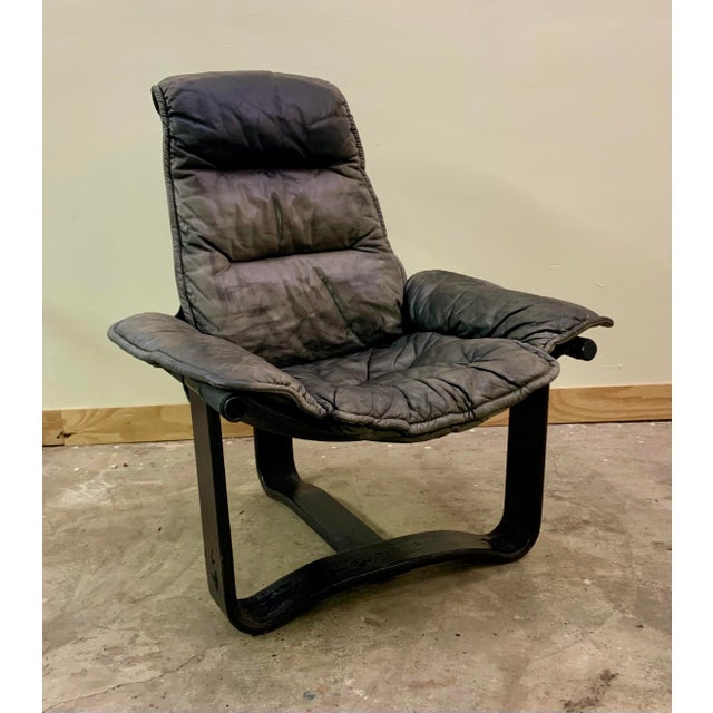 Mid-Century Modern Ingmar Relling 1970s Lounge Chair, Attributed For Sale - Image 3 of 12