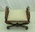 19th Century 19th Century Victorian Rosewood Vanity Bench For Sale - Image 5 of 8