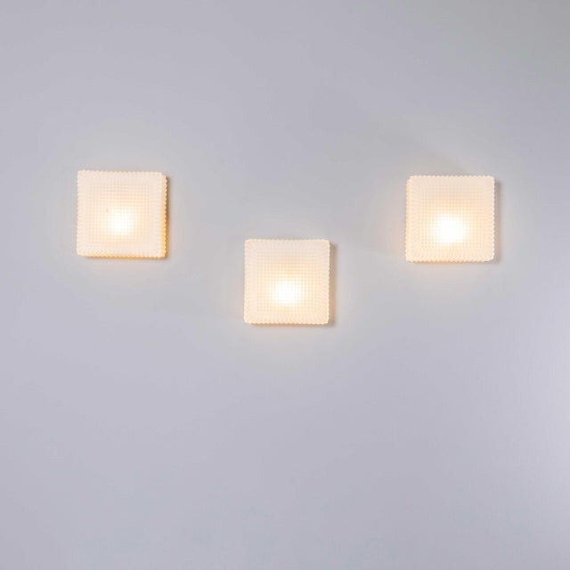 Vintage Czech Opaline Geometric Ceiling Lamp, 1950s For Sale - Image 4 of 11