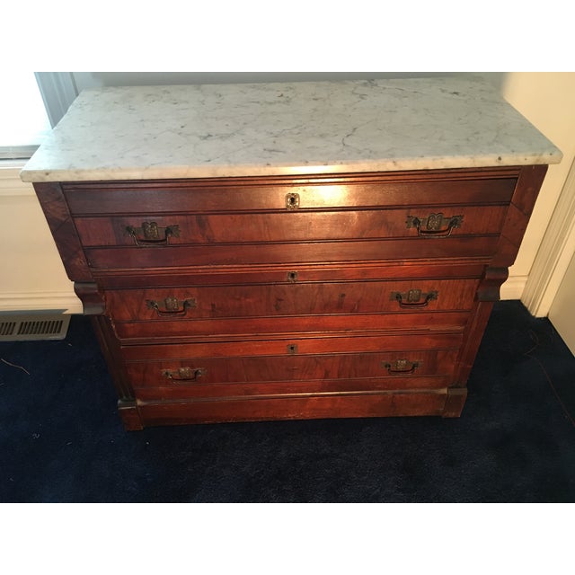Antique Victorian Marble Top Dresser Chairish