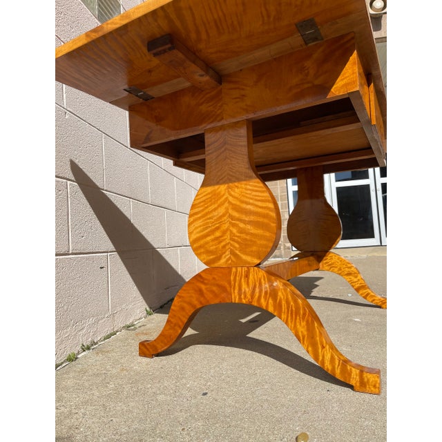 Early 20th Century Antique Austrian Biedermeier Drop Leaf Table For Sale - Image 10 of 12