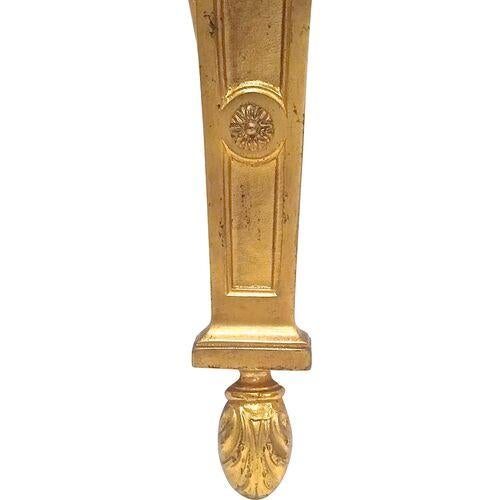 Pair Antique Gilt Empire Wall Candle Sconces For Sale In Atlanta - Image 6 of 6