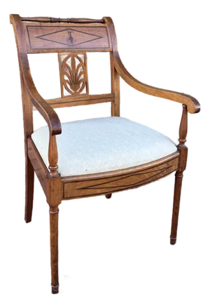 19th Century French Arm Chair - Ready for Your Fabric